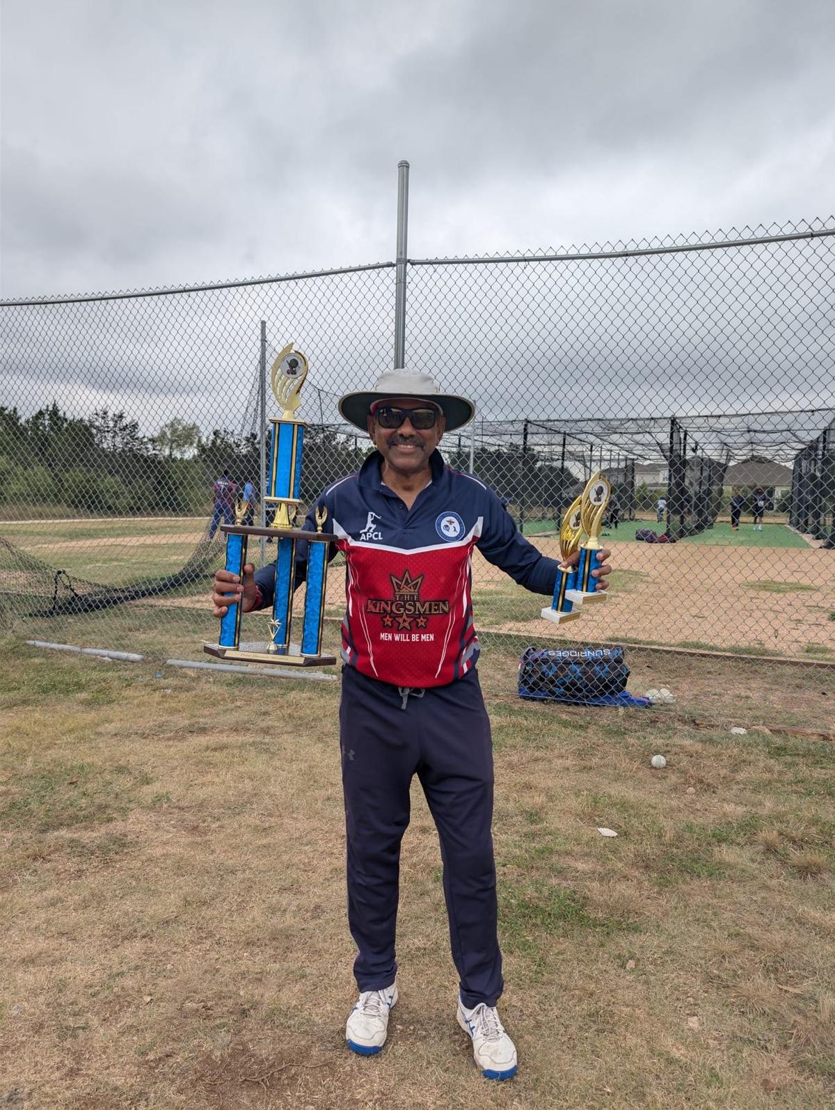 Man of the moment — Sanjay (Kingsmen) earns Player of the Match with a star performance.