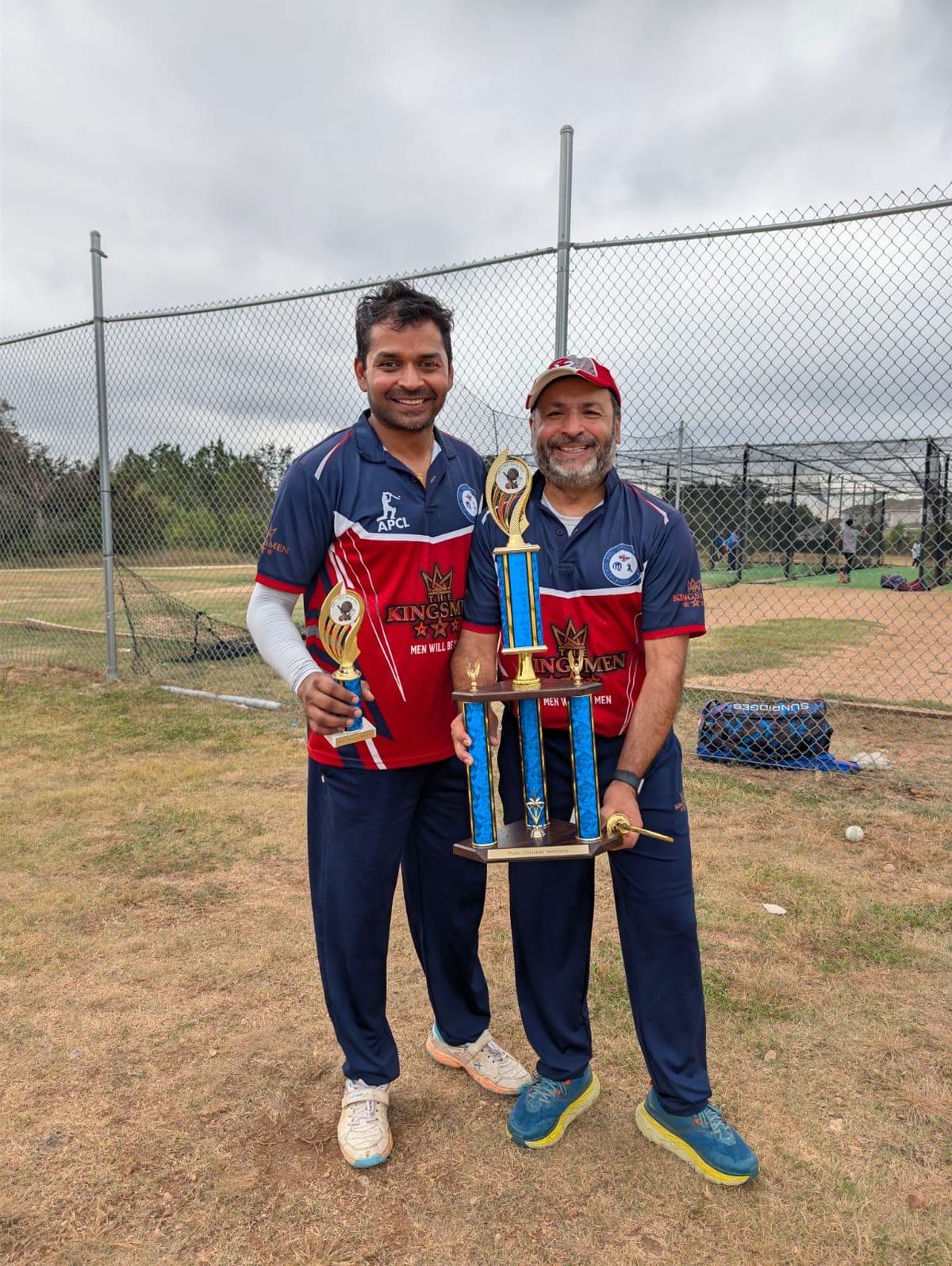 Captain and builder — Akash and Hemant, champions together.
